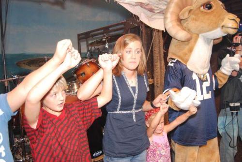 Emma at Late night with Ramsey